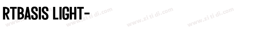 RTBasis Light字体转换